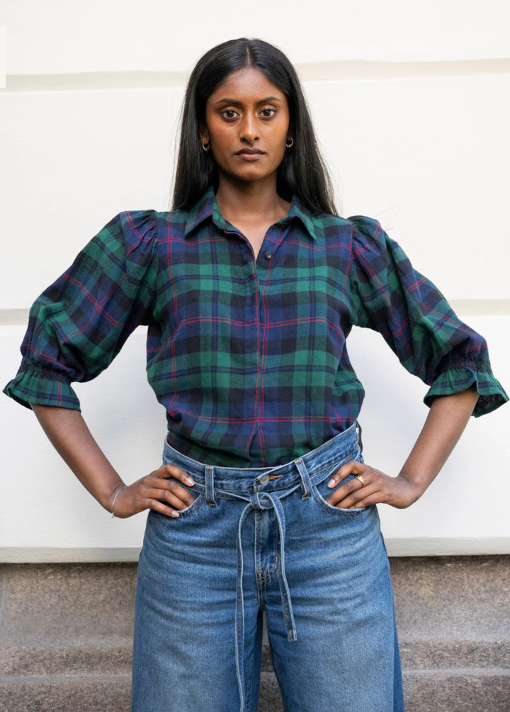 Skjorte | Amy Shirt - Scottish Plaid