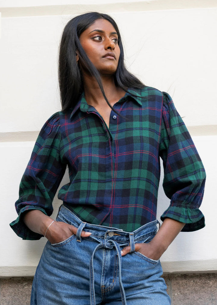 Skjorte | Amy Shirt - Scottish Plaid