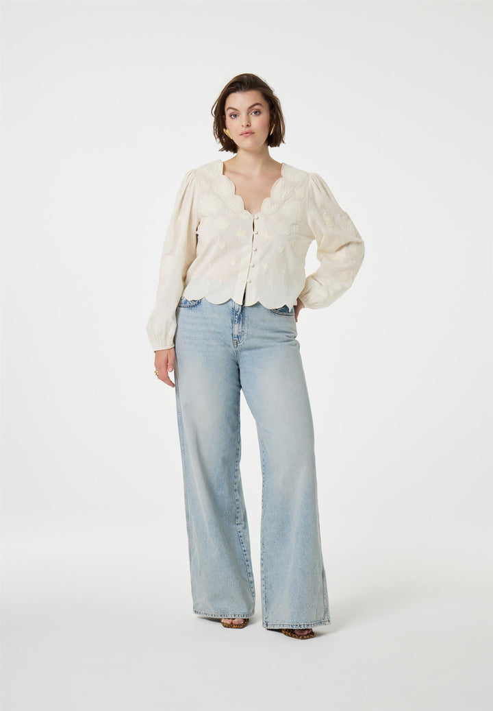 Bluse | Rani Blouse - Cozy White