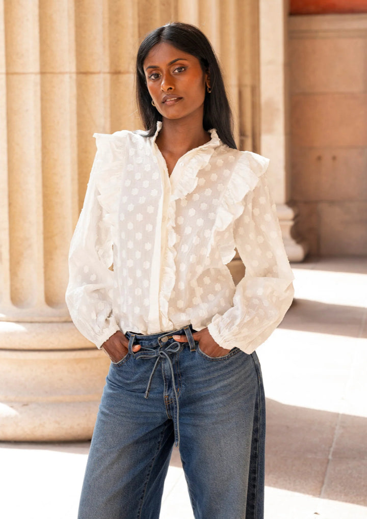 Bluse | Maya Blouse - Powder