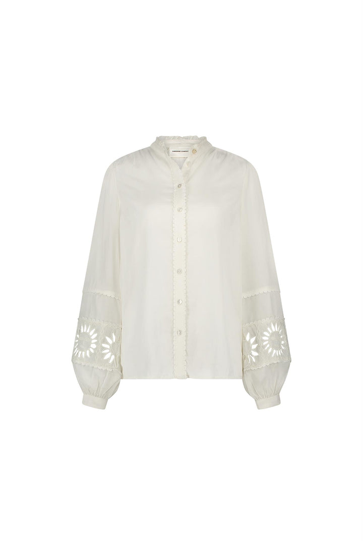 Bluse | Joplin Blouse - Cozy White