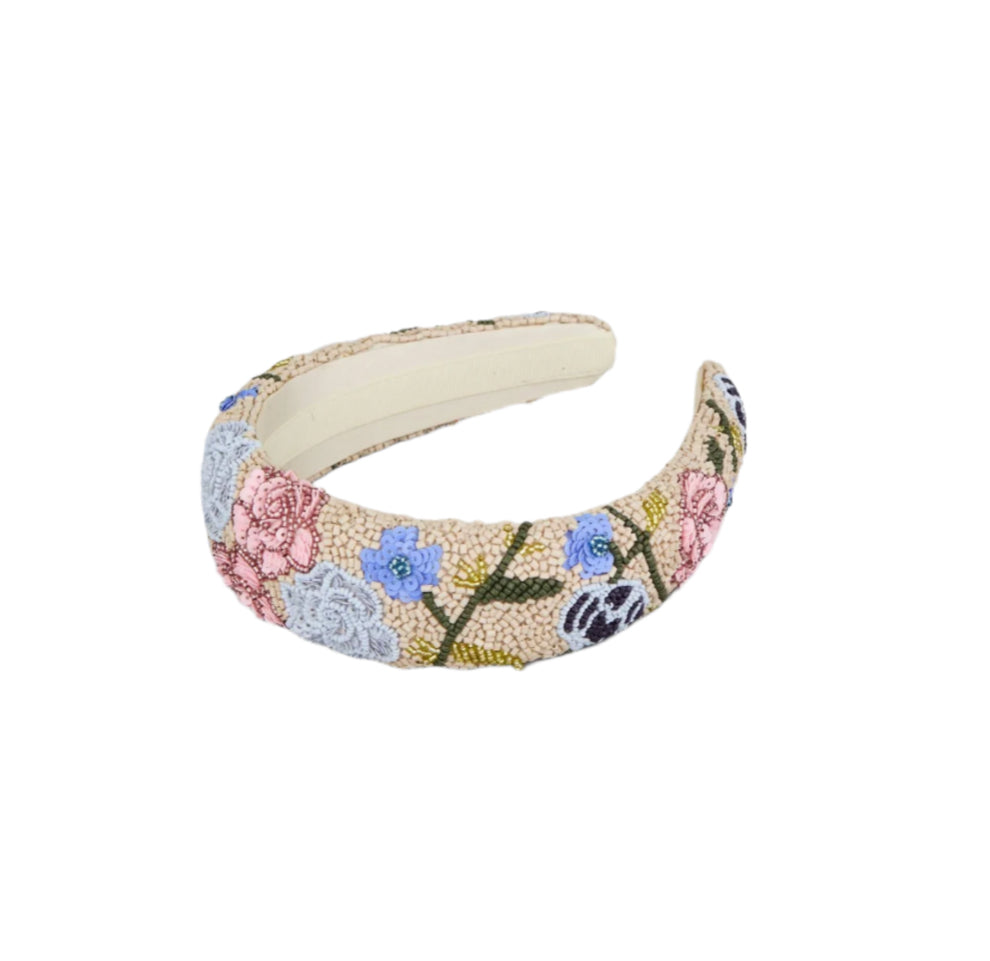 Hårbøyle | Fleuriora Wide Beaded Hairbrace