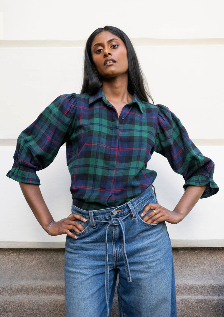 Skjorte | Amy Shirt - Scottish Plaid