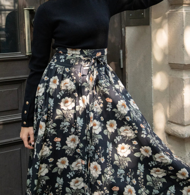 Skjørt | Astrid Skirt - Antique Black