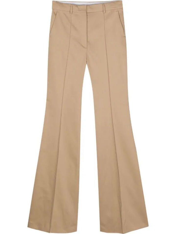 Bukser | Norcia Wide-Leg Pants Beige
