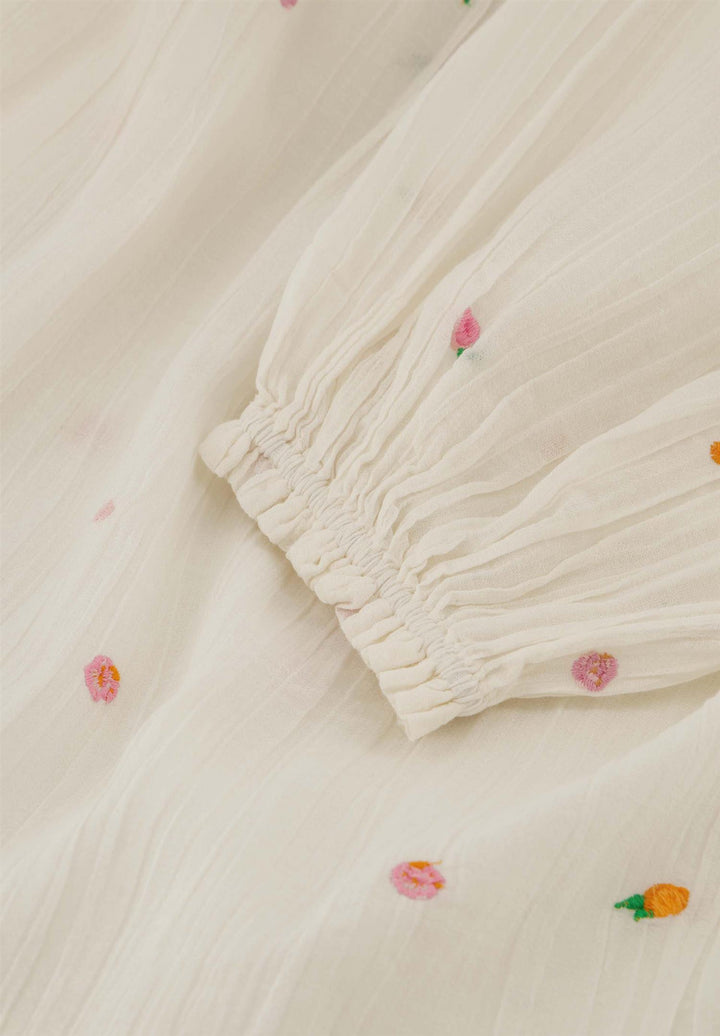 Bluse | Bindi Top - Cozy White