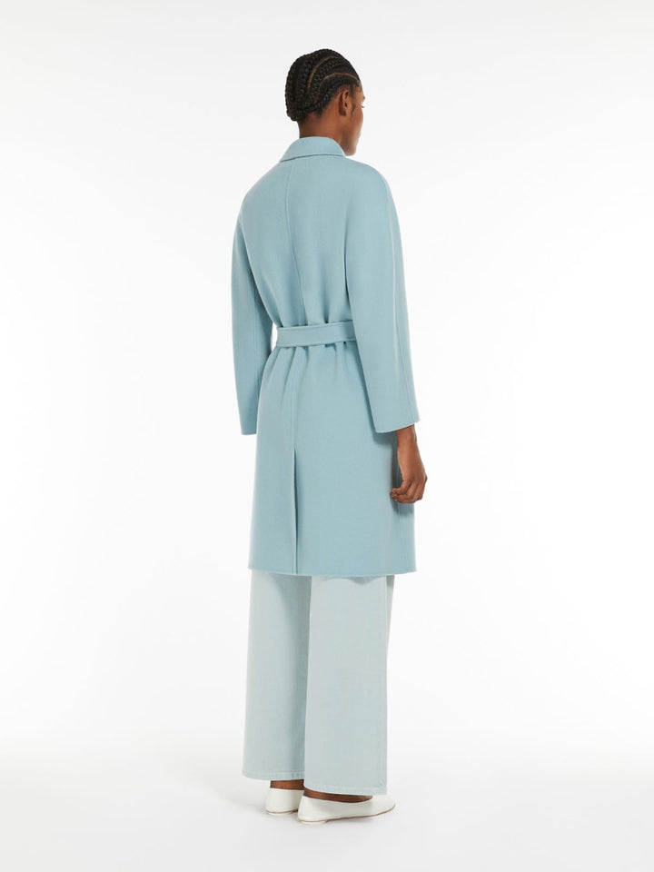Kåpe | Avenue Double-breasted double-faced wool coat - Pastel Green