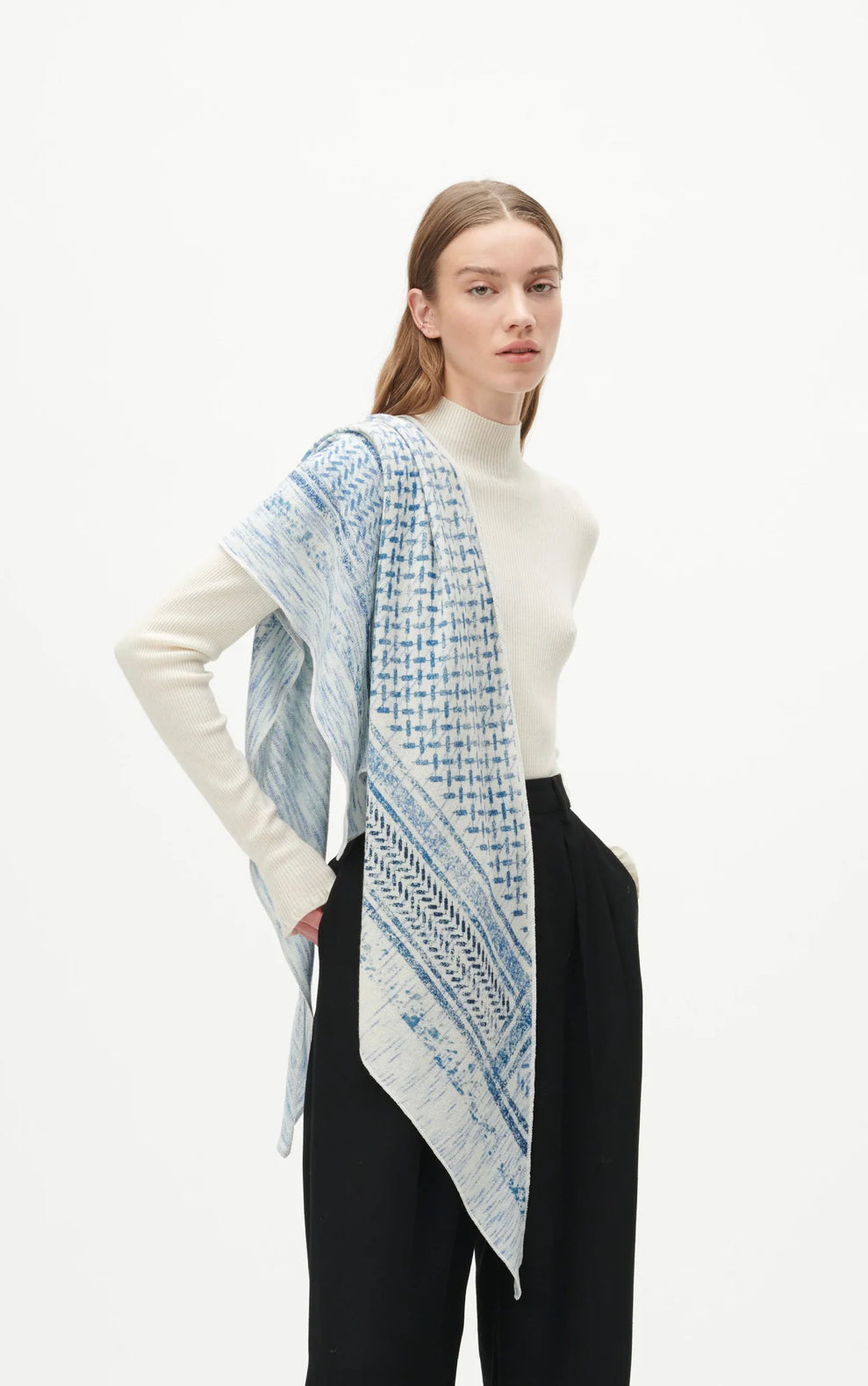 Skjerf | Triangle Trinity M - Blue Degradee