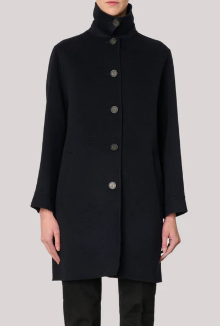 Jakke | Fabian Coat - Navy Blue