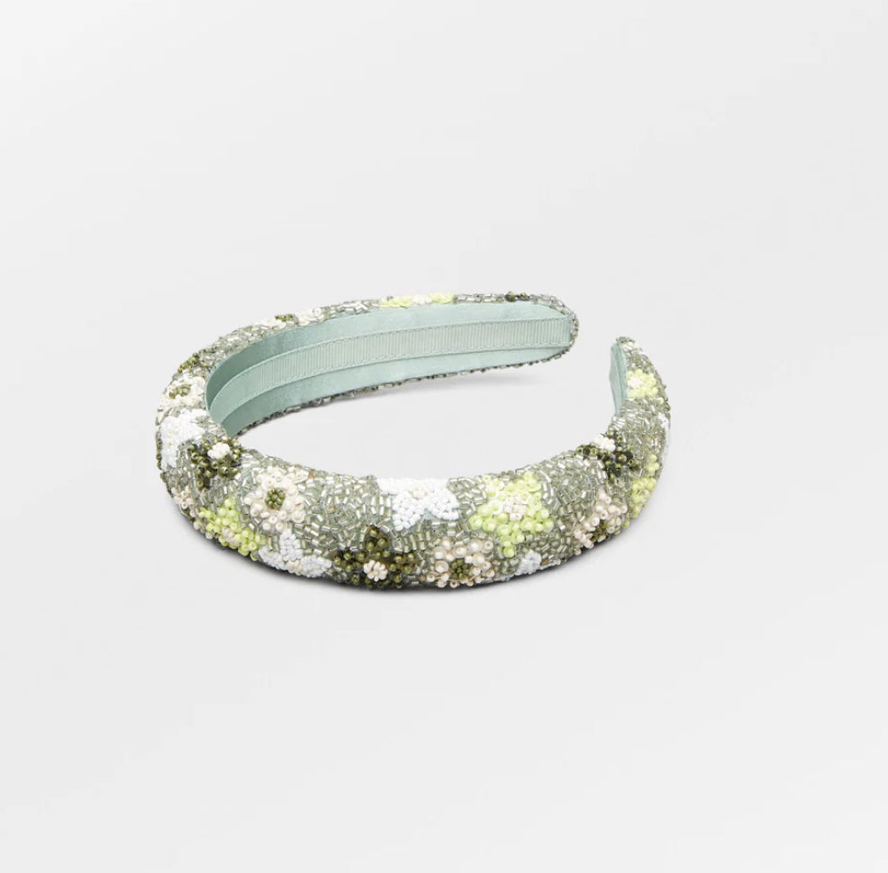 Hårbøyle | Olina Wide Beaded Hairbrace