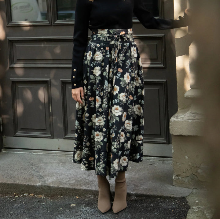 Skjørt | Astrid Skirt - Antique Black