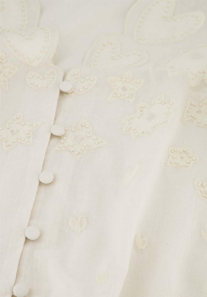 Bluse | Rani Blouse - Cozy White