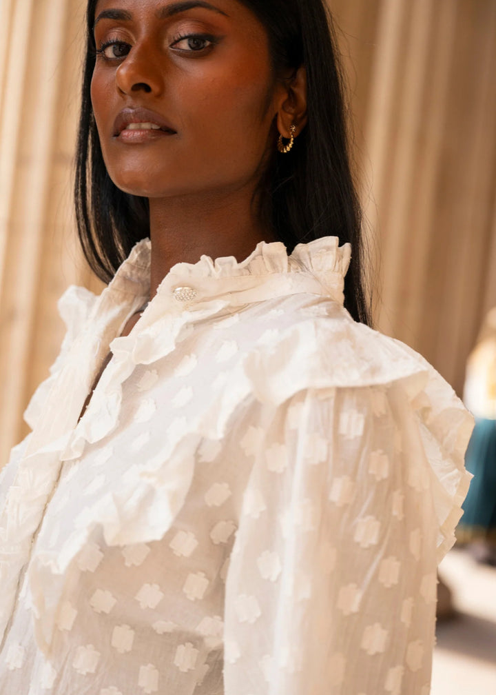 Bluse | Maya Blouse - Powder