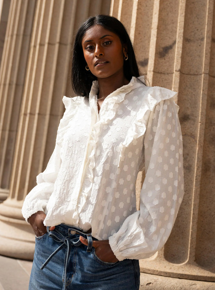 Bluse | Maya Blouse - Powder