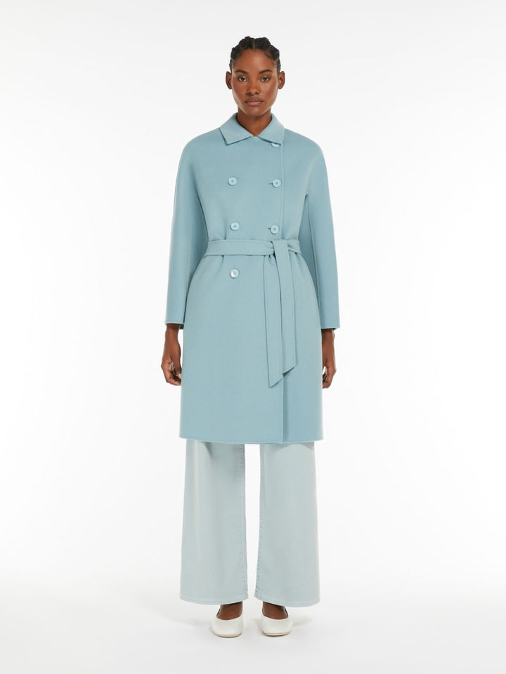 Kåpe | Avenue Double-breasted double-faced wool coat - Pastel Green