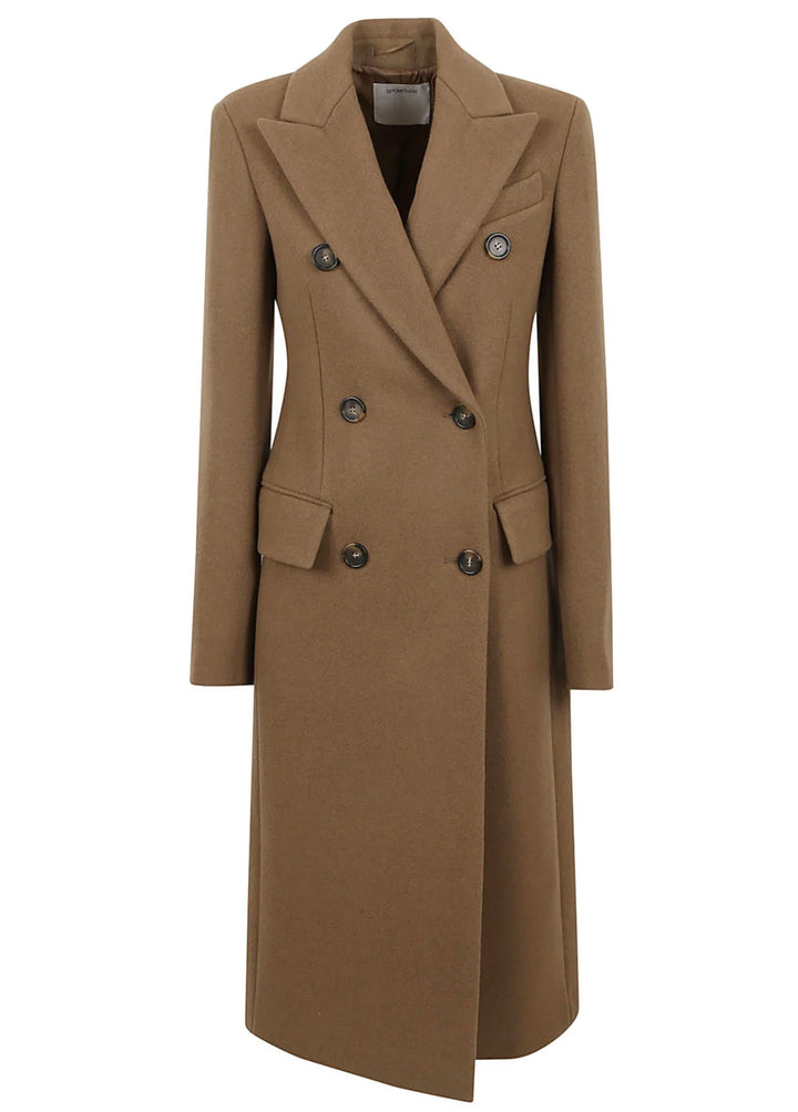 Kåpe | Filante Double-Breasted Wool Coat Brown