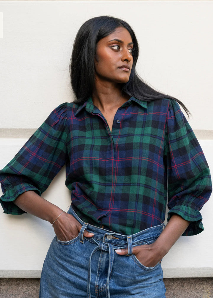 Skjorte | Amy Shirt - Scottish Plaid