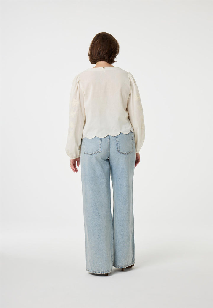 Bluse | Rani Blouse - Cozy White