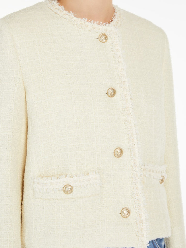 Jakke | Balia Wool-blend jacket - Ecru