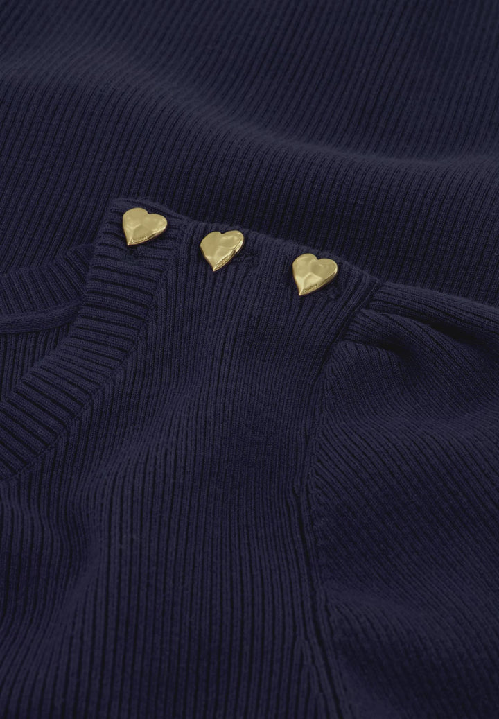 Genser | Lillian Short Sleeve Pullover - Black