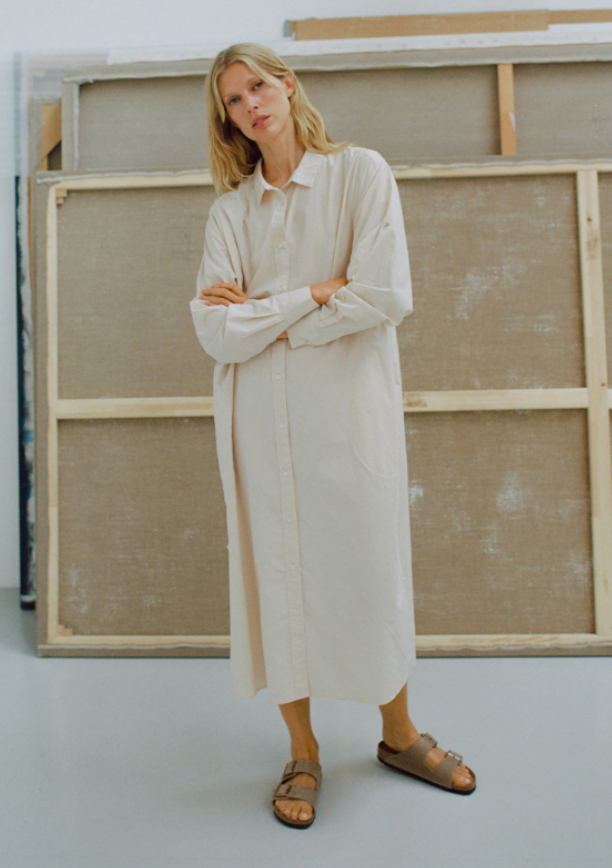 Kjole | Shirt Robe  Space