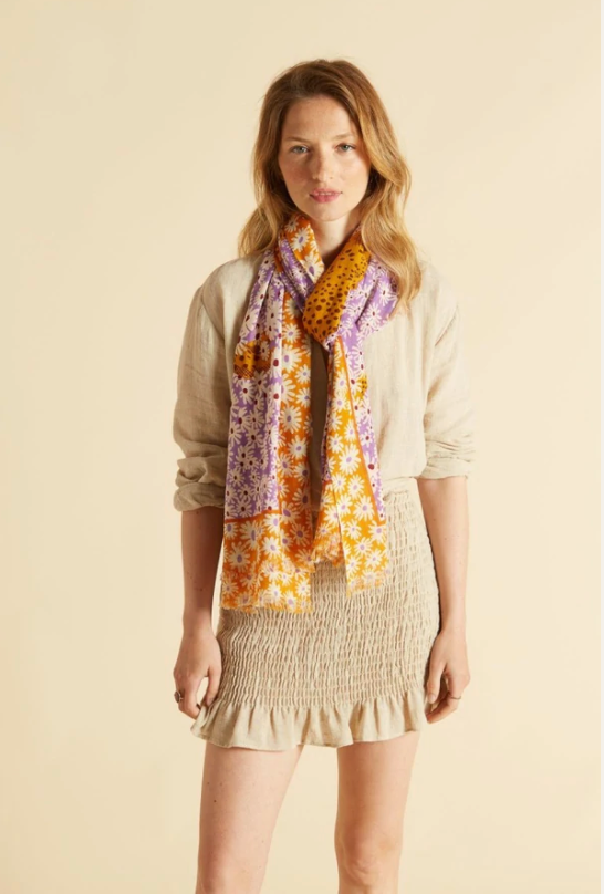Skjerf | Cotton Scarf - Pampa - Violet