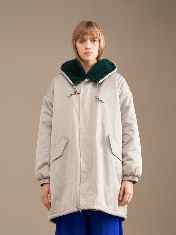 Parkas | Laos Coat Fog