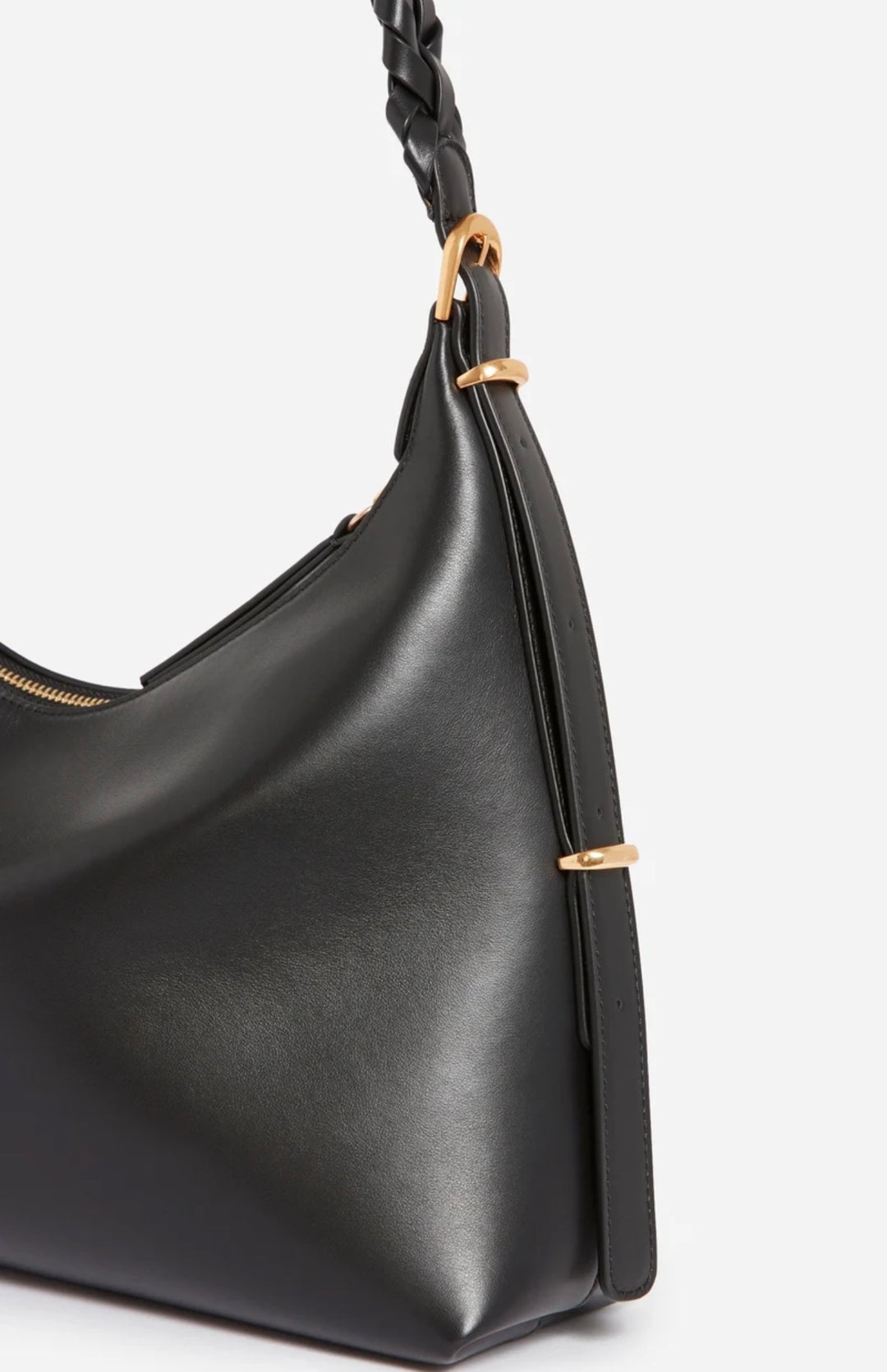 Veske | Small Jess Leather Hobo Bag - Black