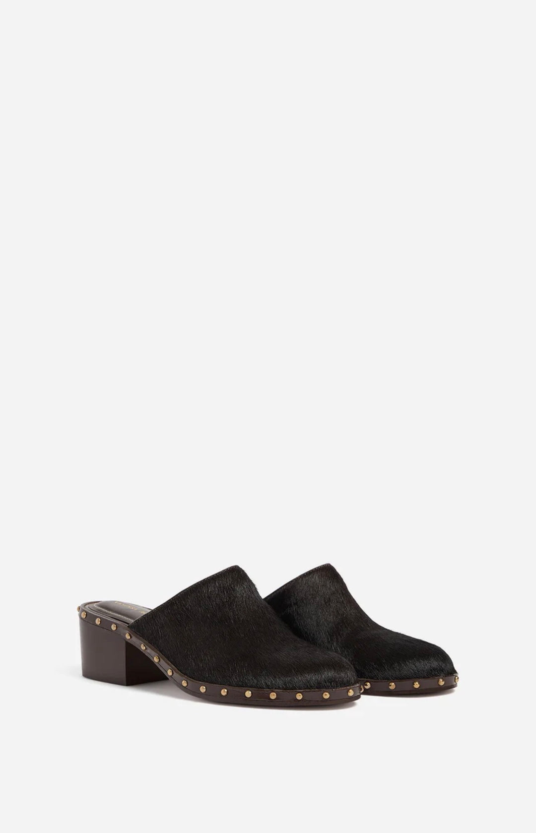 Sko | Heeled Glogs 45 mm - Ebony