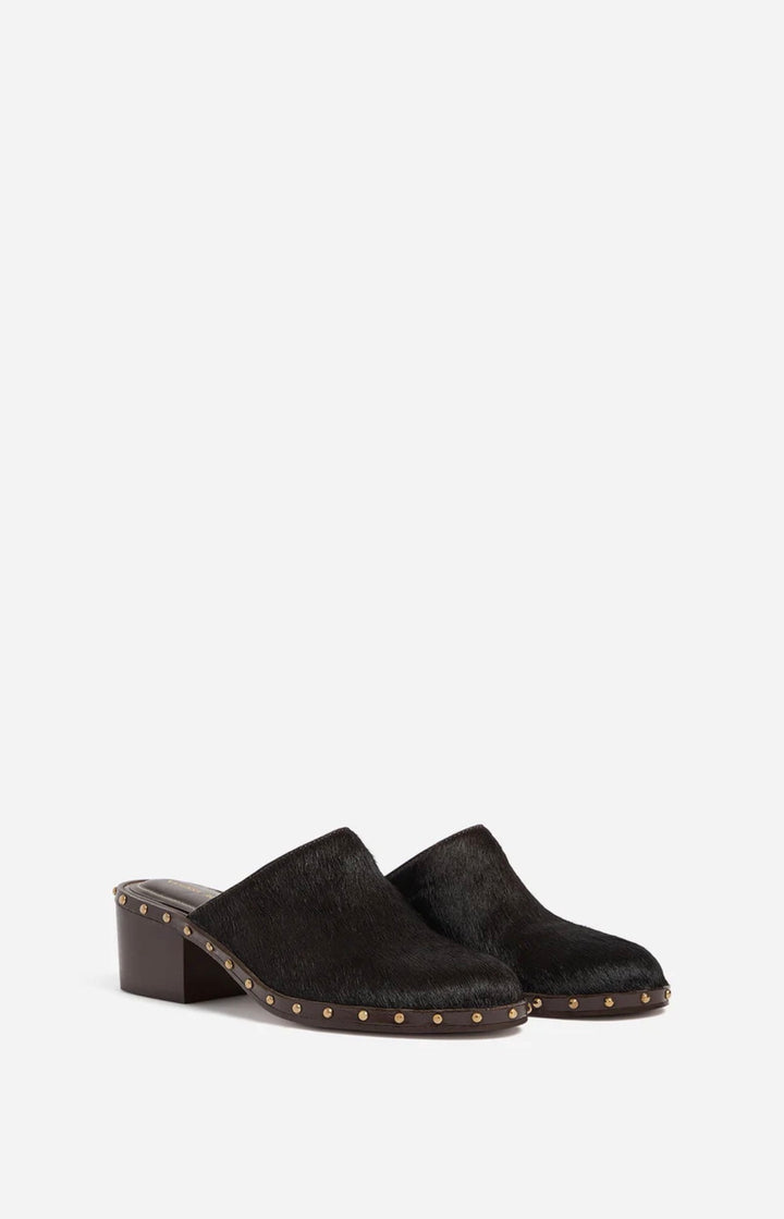 Sko | Heeled Glogs 45 mm - Ebony