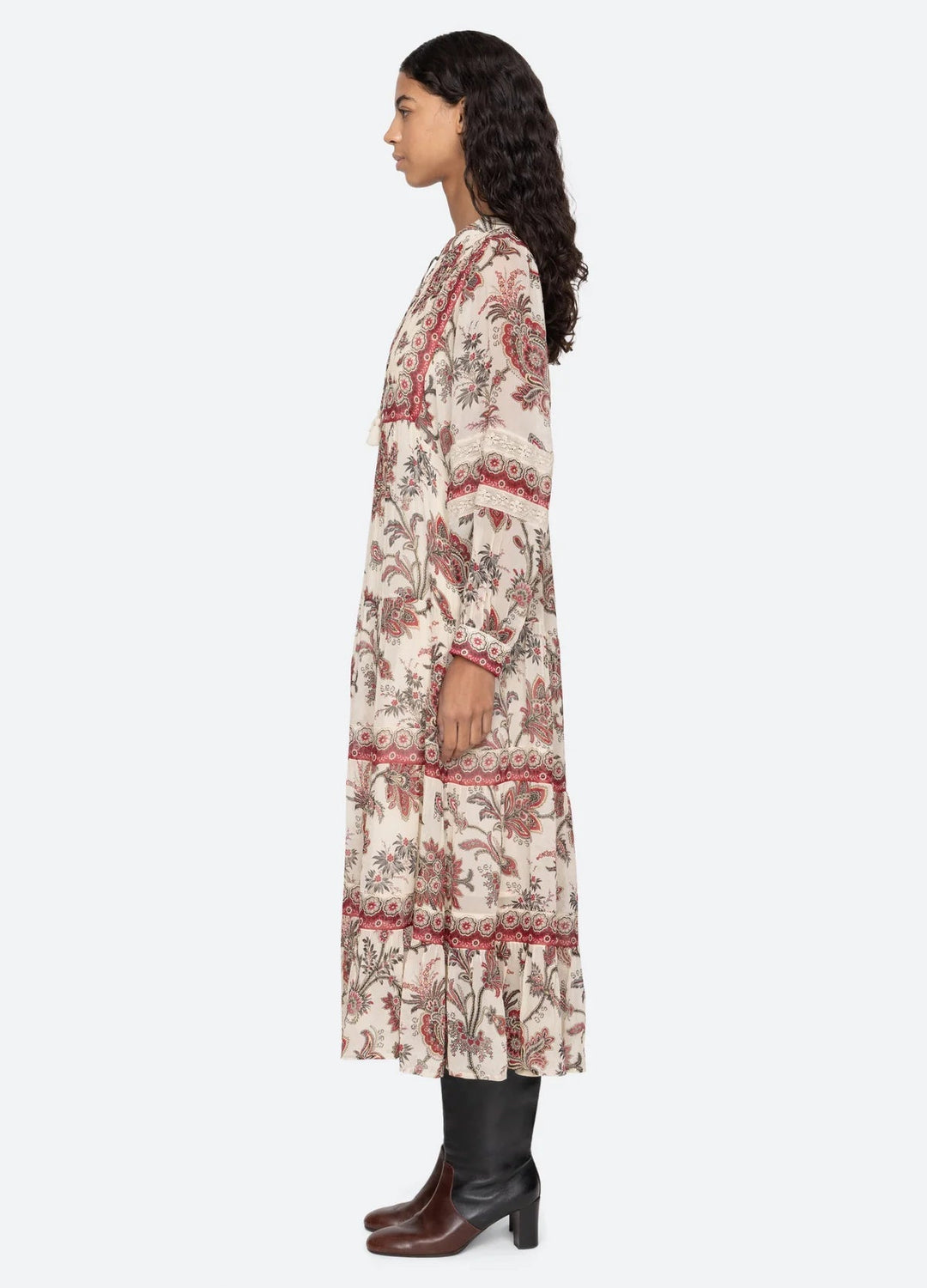 Kjole | Cassandra print dress long