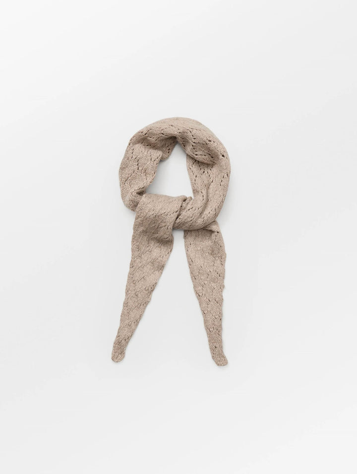 Skjerf | Wonna Opalia Scarf Dark Beige Melange