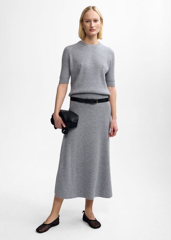 Skjørt | Winnie Merino Skirt - Lt. Grey Mel