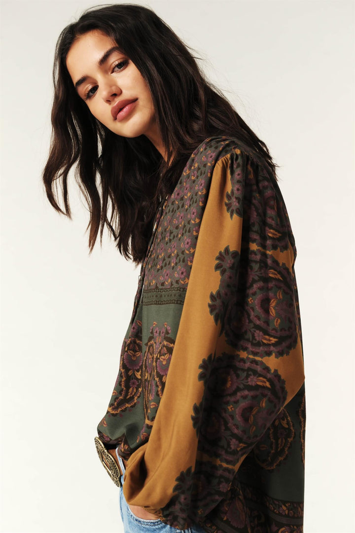 Bluse | Top Baker - Chocolate