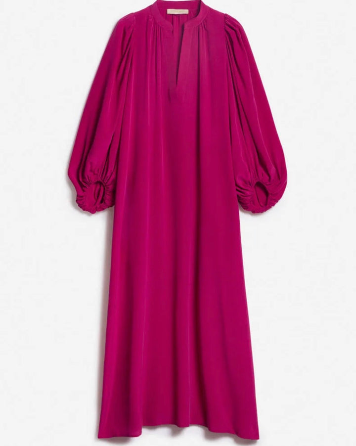 Kjole | Canessa Silk Dress - Grenat