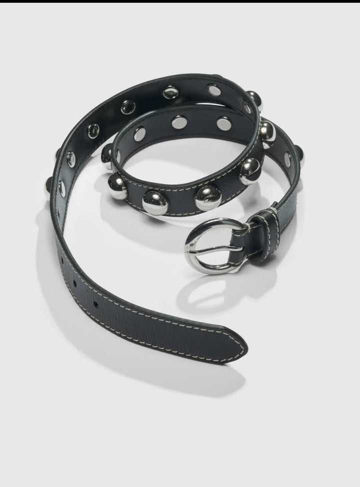 Belte | Jara Studded Belt - Black