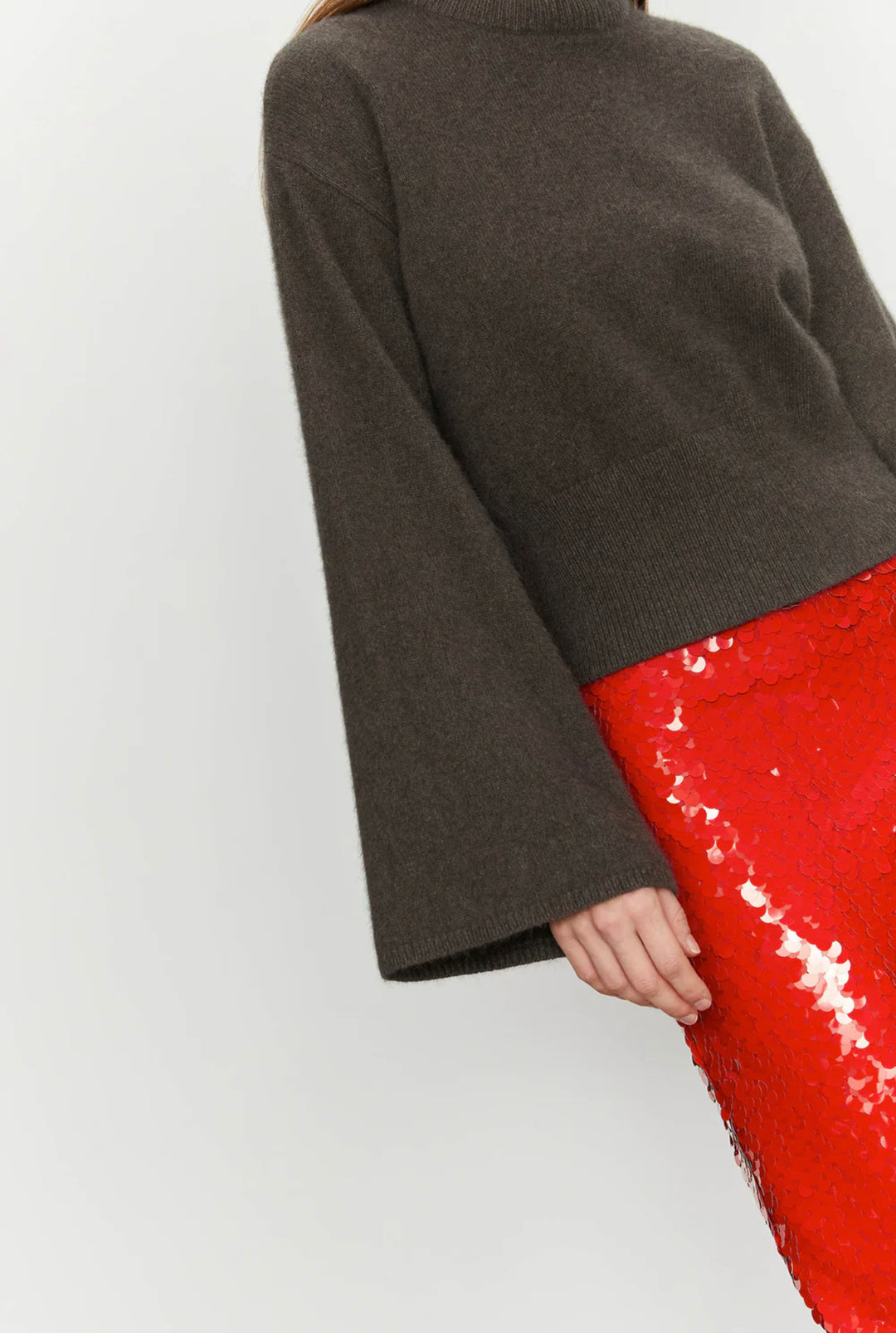 Genser | Crewneck Sweater - Dark Earth
