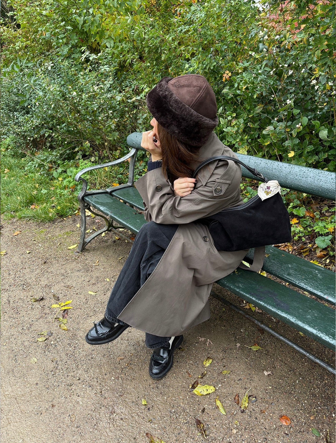 Hatt | Doa Shearling Hat - Chocolate Torte