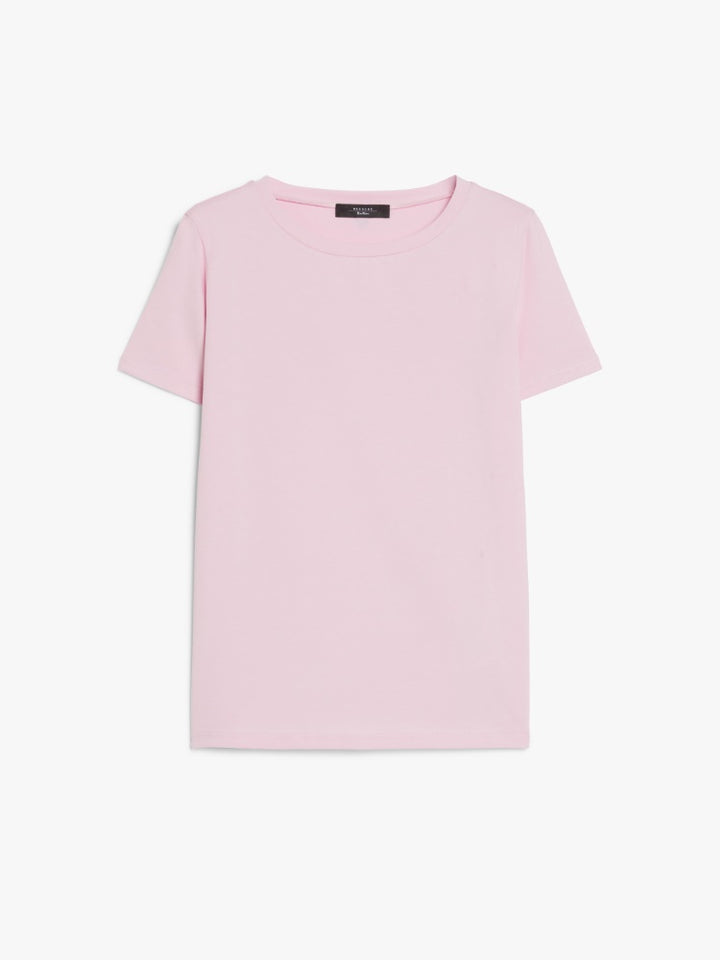 T-Shirt | Stretch organic cotton T-shirt - Pink
