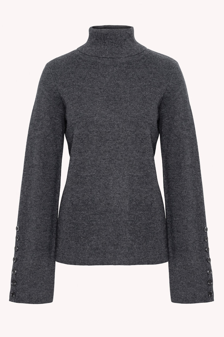 Genser | Jani Merino Turtleneck Charcoal