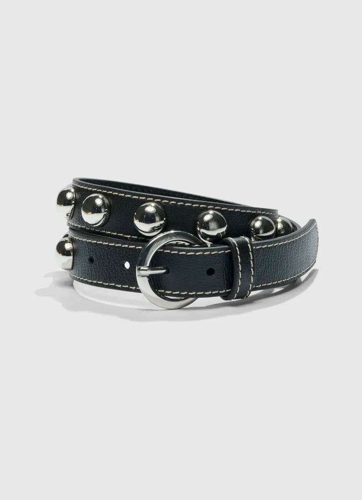 Belte | Jara Studded Belt - Black