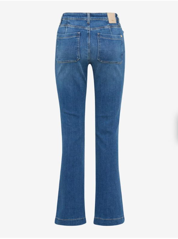 Jeans | Mary Braided Patch Pockets - Blue