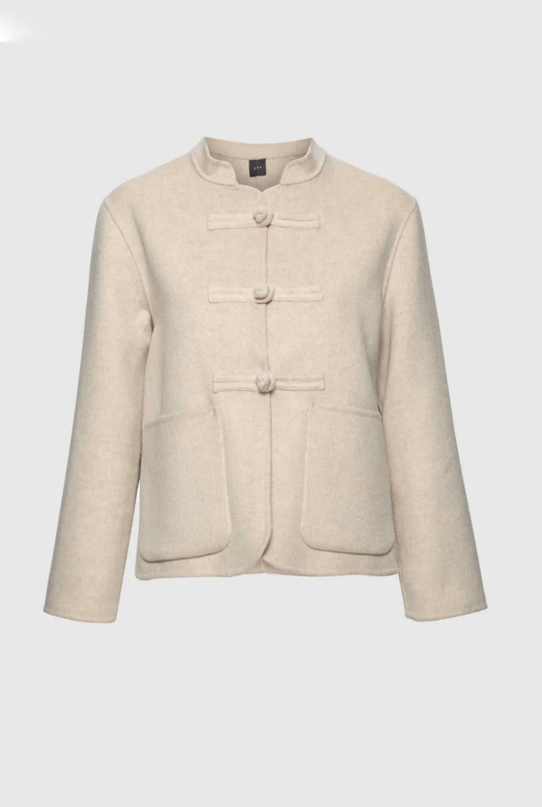 Jakke | Phoebe Wool Jacket - Wheat