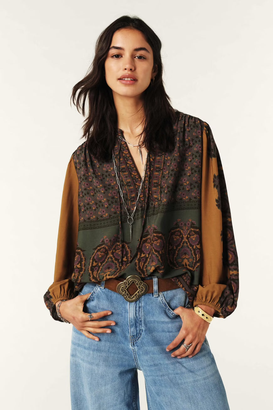 Bluse | Top Baker - Chocolate