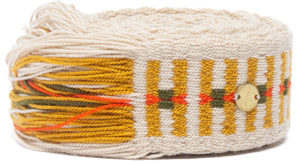 Belte | Belt with fringes - Yellow