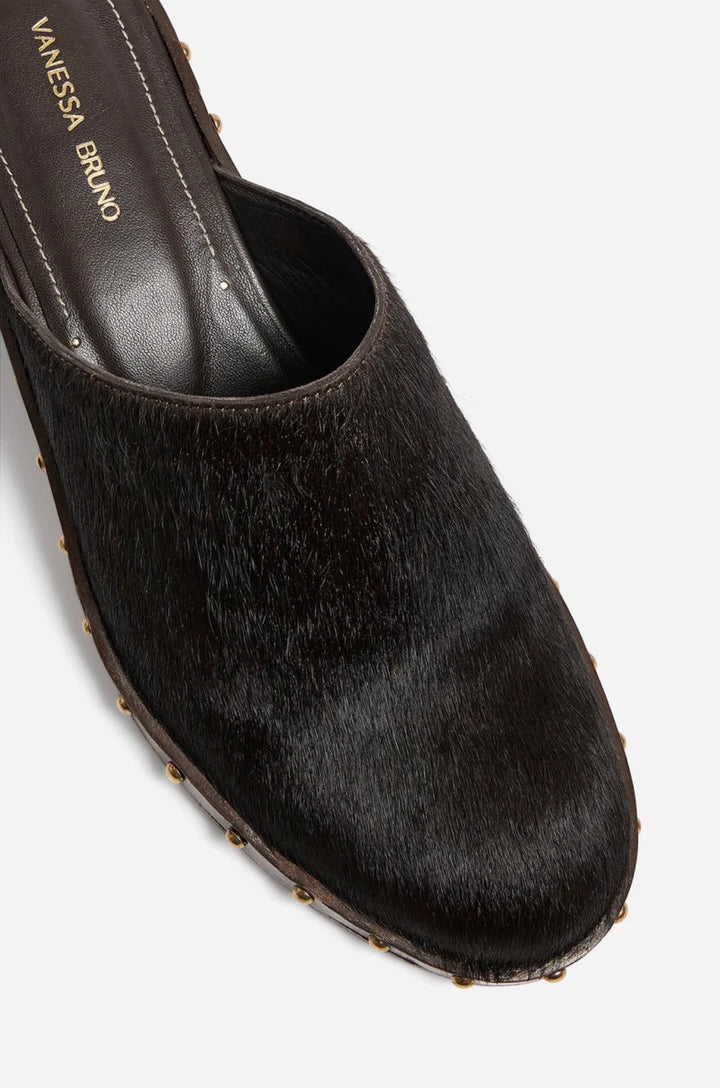 Sko | Heeled Glogs 45 mm - Ebony