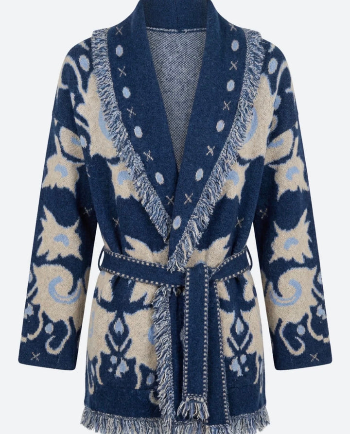 Cardigan | Frill Kiel Cardigan - Jeans blue