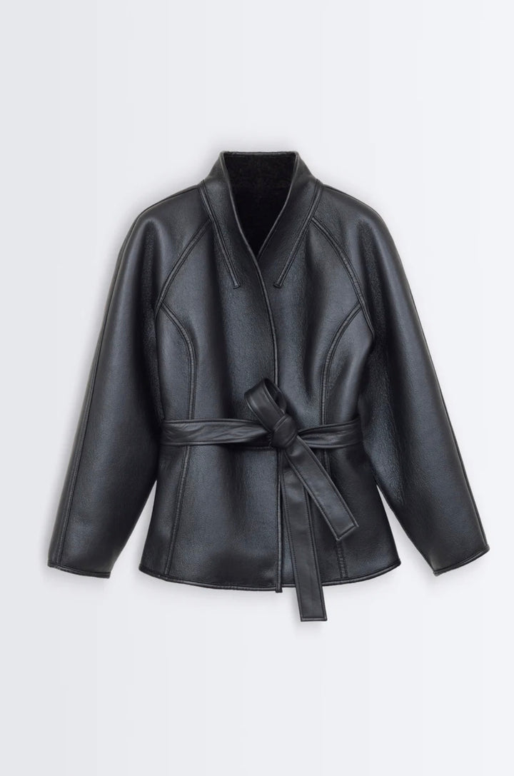 Jakke | Fur Jacket - Black