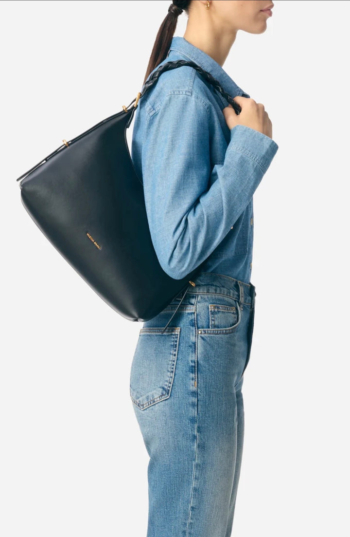Veske | Small Jess Leather Hobo Bag - Black