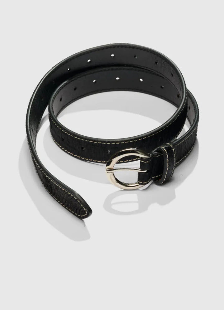 Belte | Jara Ponyhair belt - Black